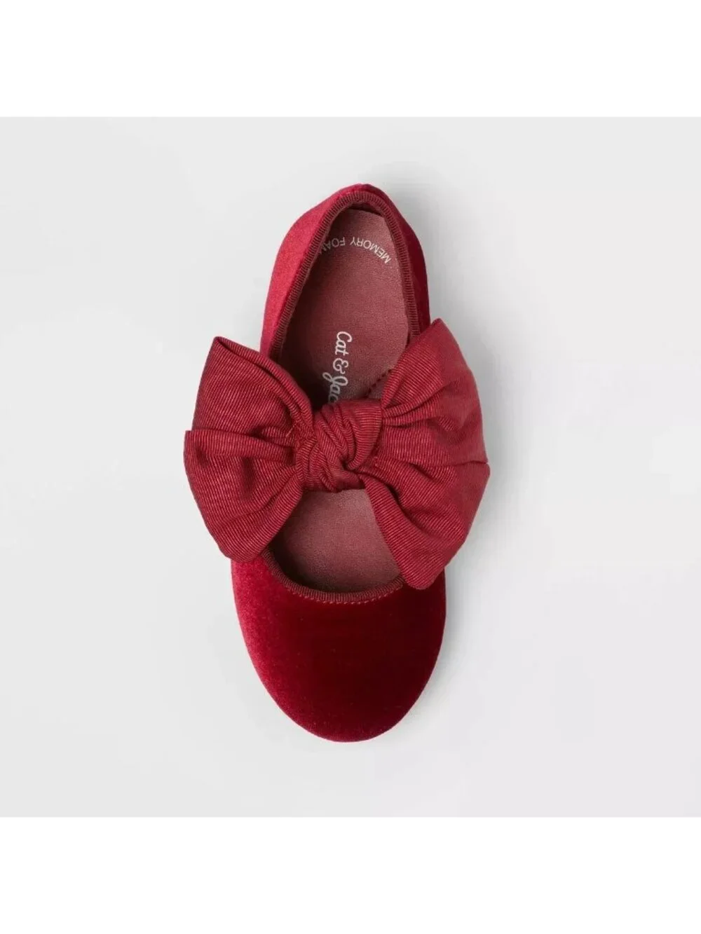 NEW Cat & Jack Toddler Girls' Chloe Mary Jane Flats - Red - Size 11